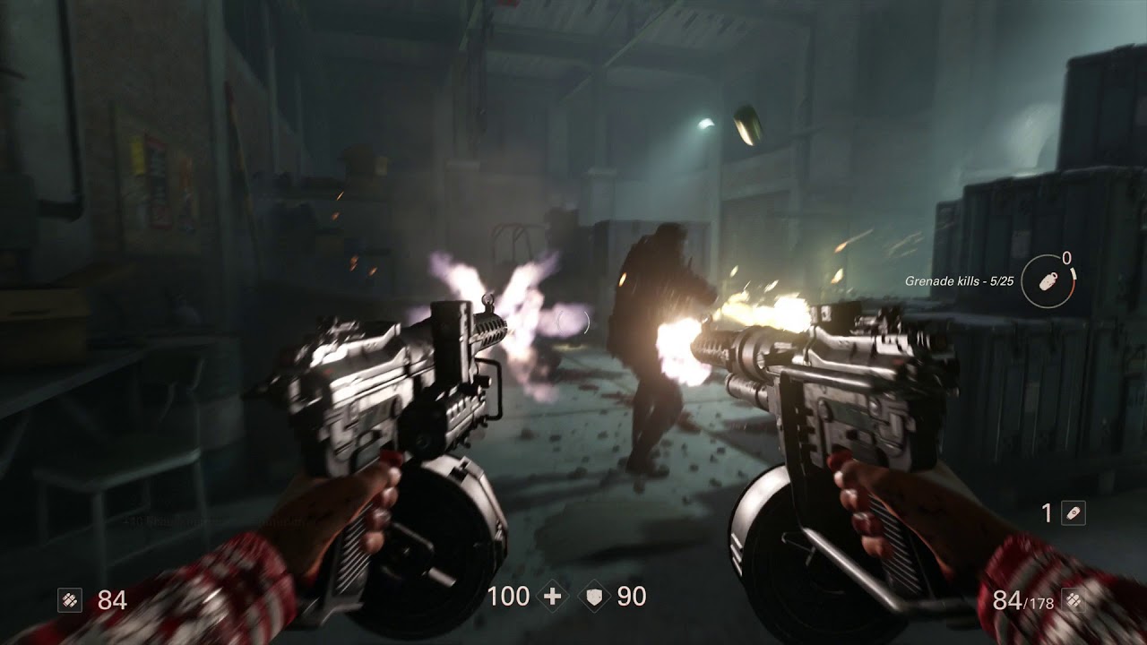 Wolfenstein ll: Gunslinger Joe - On the Run: Escape The Warehouse, Open Doors, Unnecassary Roughness