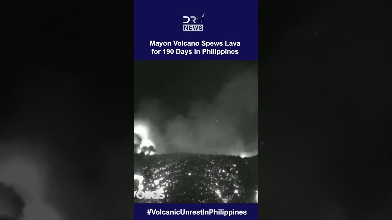 Mayon Volcano Continues Spewing Lava & Rocks for 190 Days in Philippines | DRM News | AL19