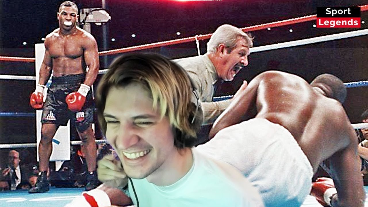 xQc отреагировал на легендарный бой — Бастер Дуглас против Майка Тайсона