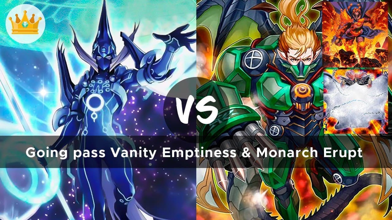 How to get pass Vanity Emptiness & Monarch Erupt (Pendulum Magician Vs True Draco)