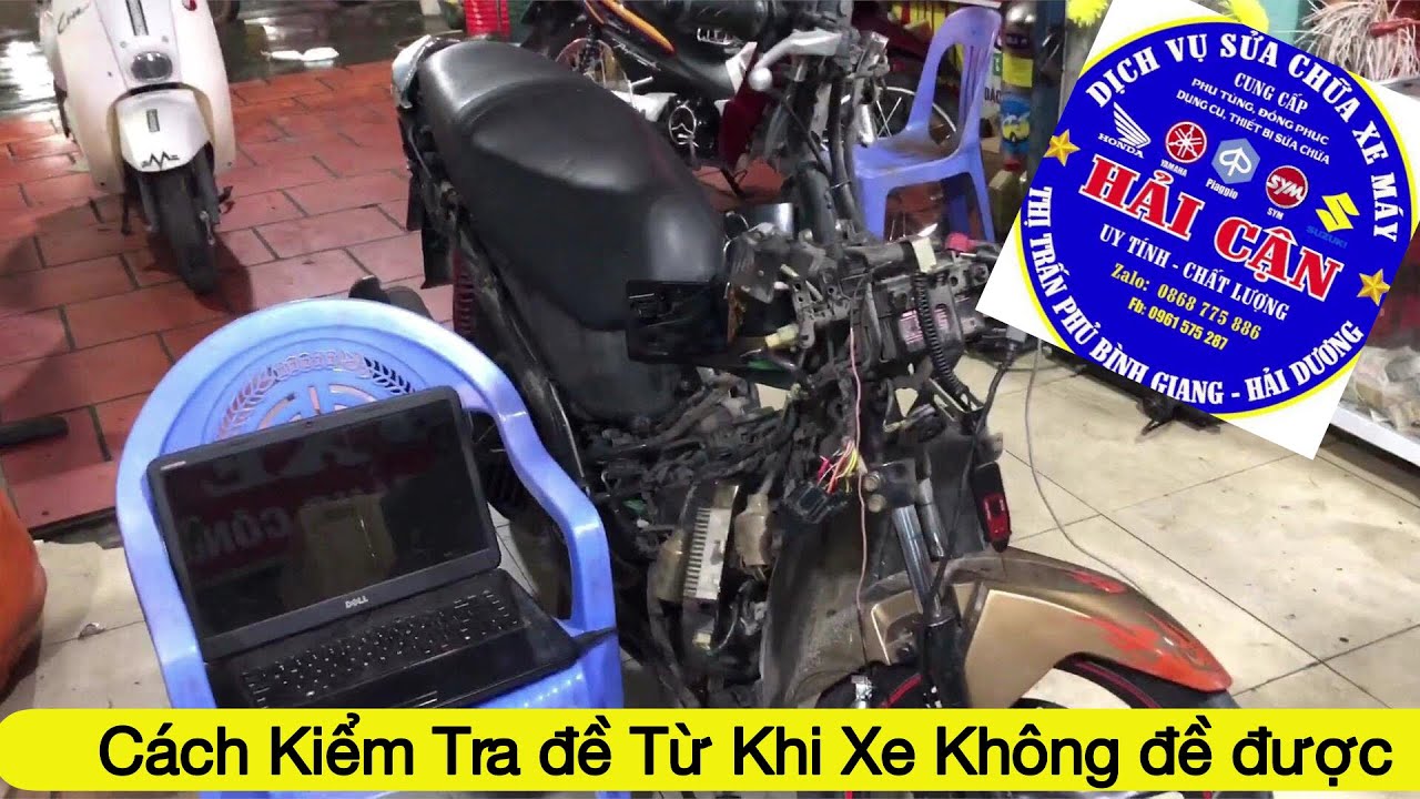 Cách đo và kiểm tra  đề từ ACG khi xe không đề được😋