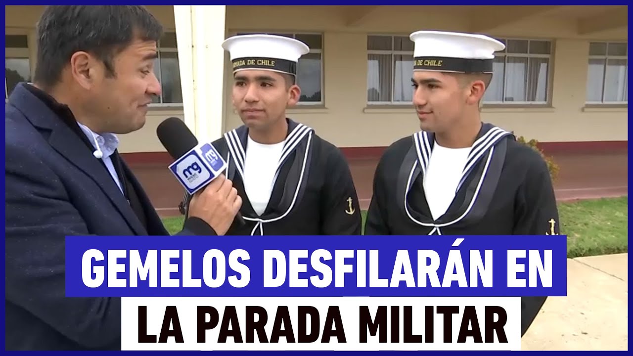 Gemelos de la armada desfilarán en la Parada Militar 2024