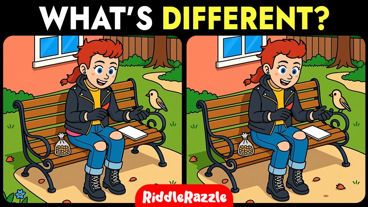 Challenge your brain: Spot 3 Differences!