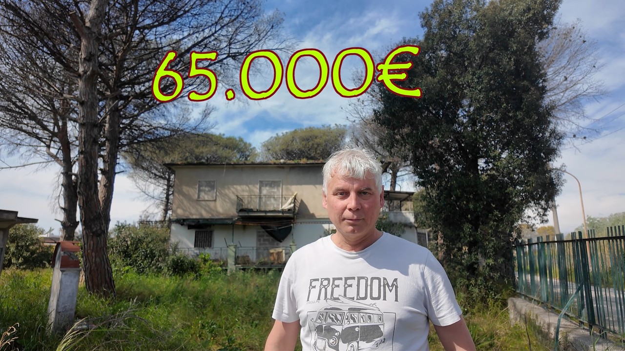 Замурованный дом с кедрами — что скрывается внутри? | 4 квартиры за 65.000 € | Италия