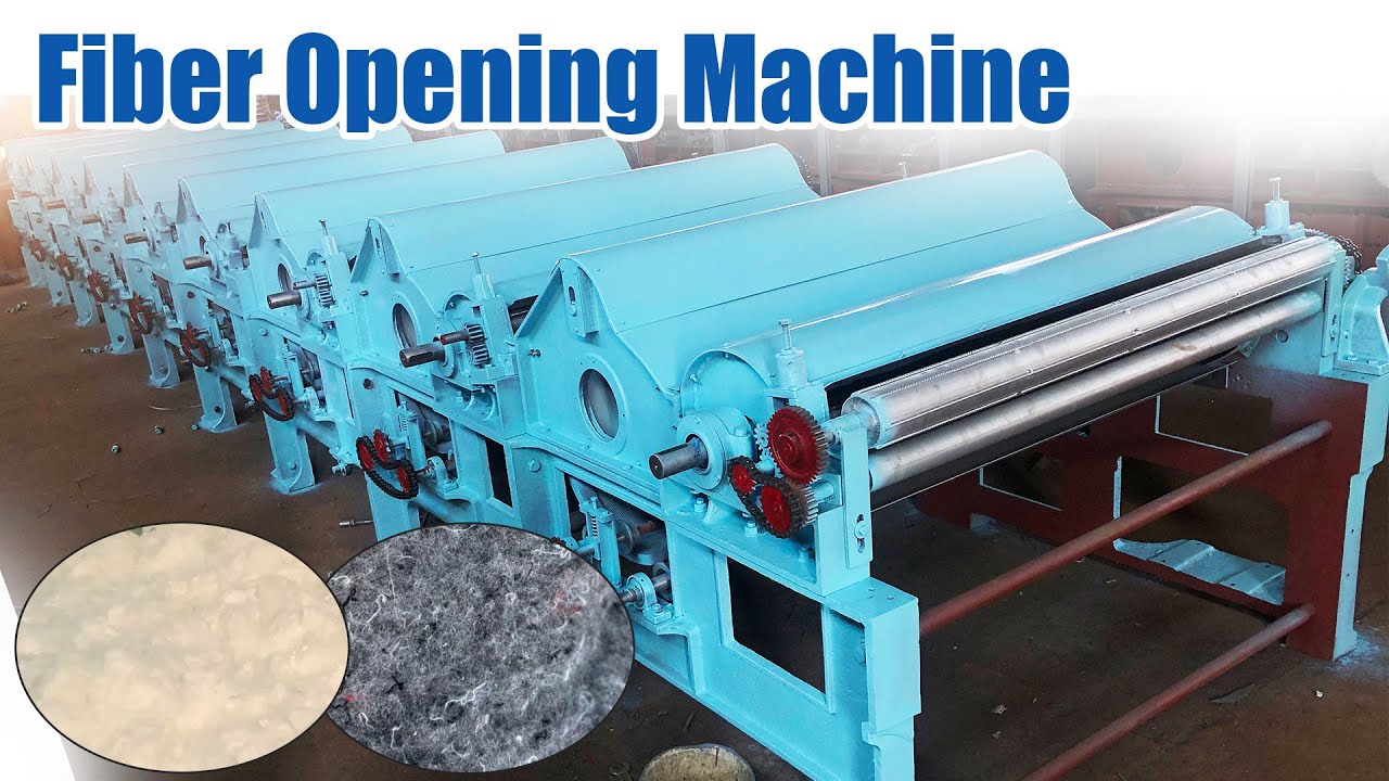 Industrial Cotton Opener & Full Textile Recycling Line in Action | From Waste to Profit