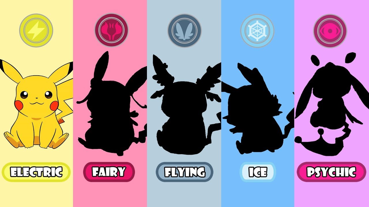Request #3 - Pokemon Type Swap: Pikachu Ice, Fairy, Flying And Psychic.