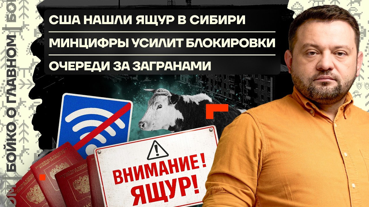 👊 Бойко о главном | США нашли ящур в Сибири | Минцифры усилит блокировки | Очереди за загранами