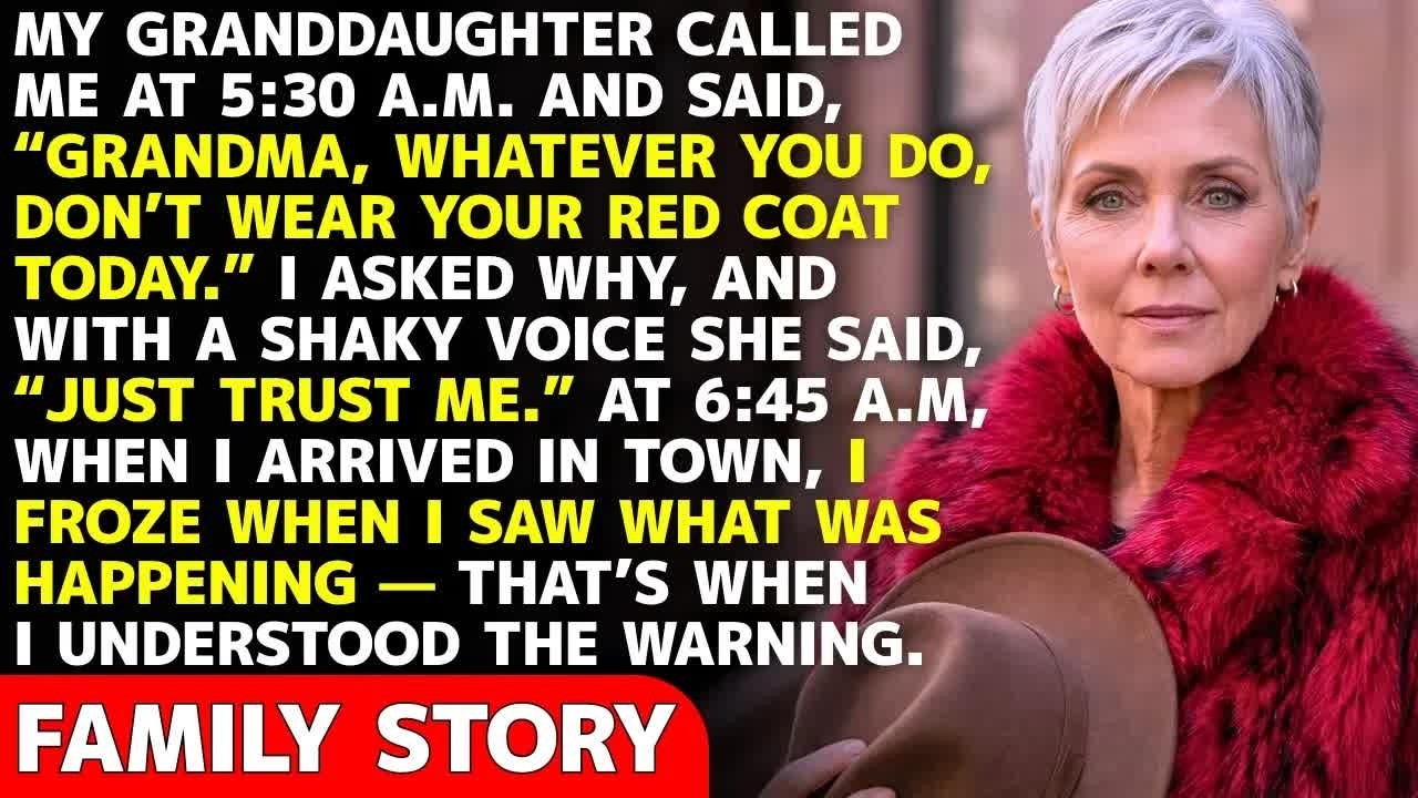 “Don’t Wear Your Red Coat Today,” My Granddaughter Warned — When I Arrived In Town, I Saw Why