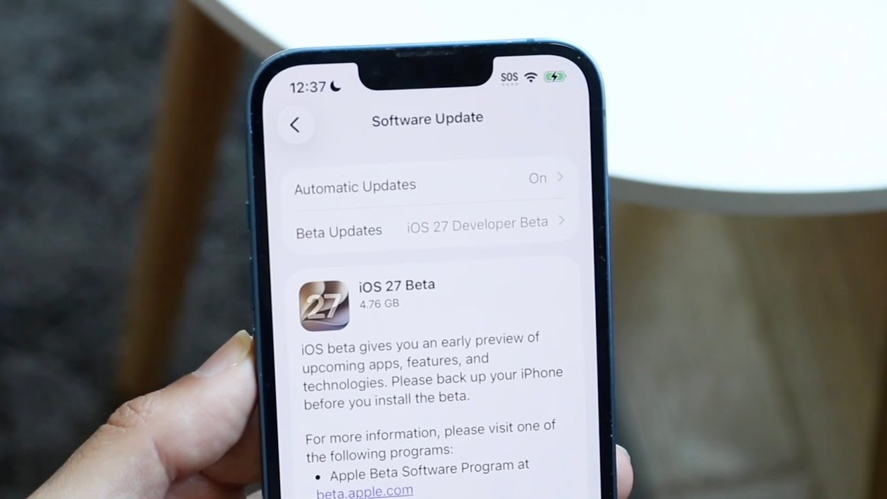 Осторожнее с iOS 27 Public Beta 2