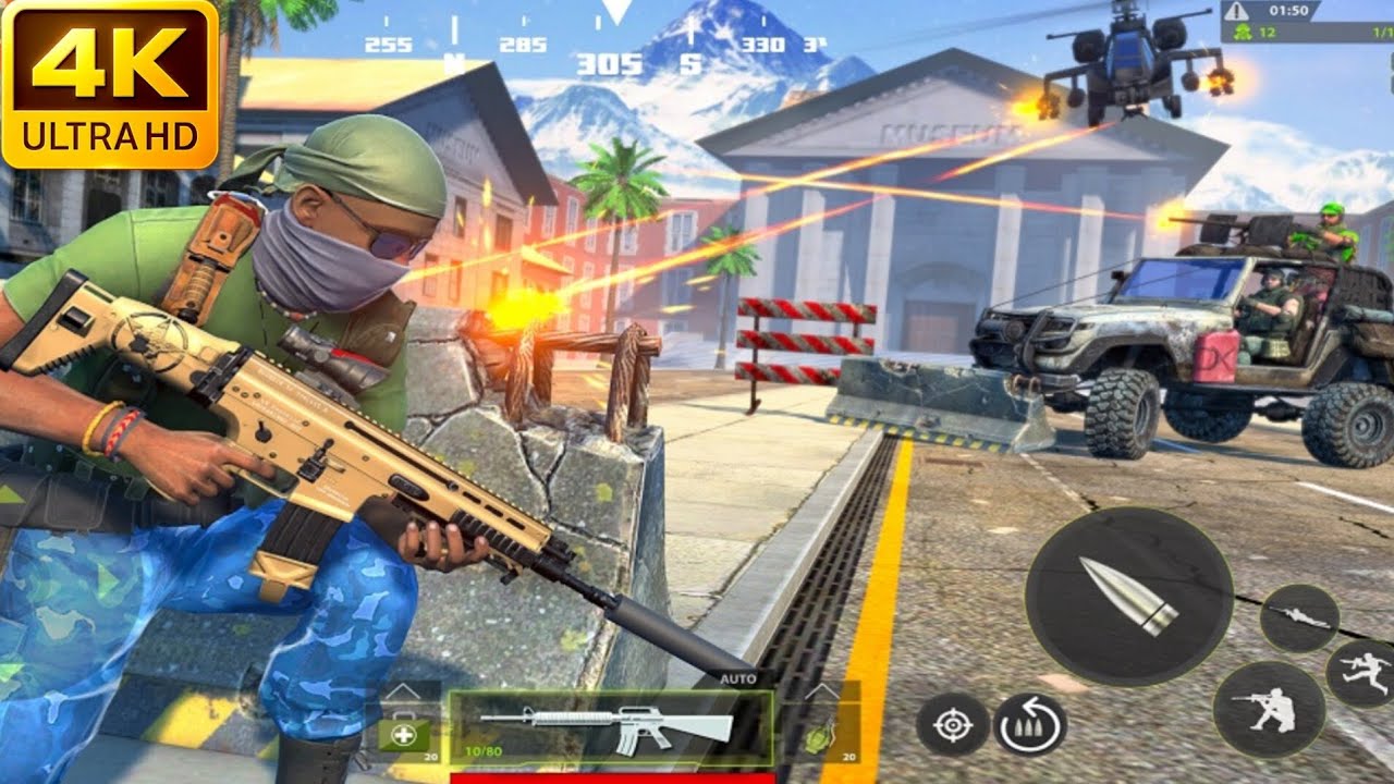 FPS Robot Shooting Game 🔥 Career Mode Level 36–40 Gameplay (Epic Battles)