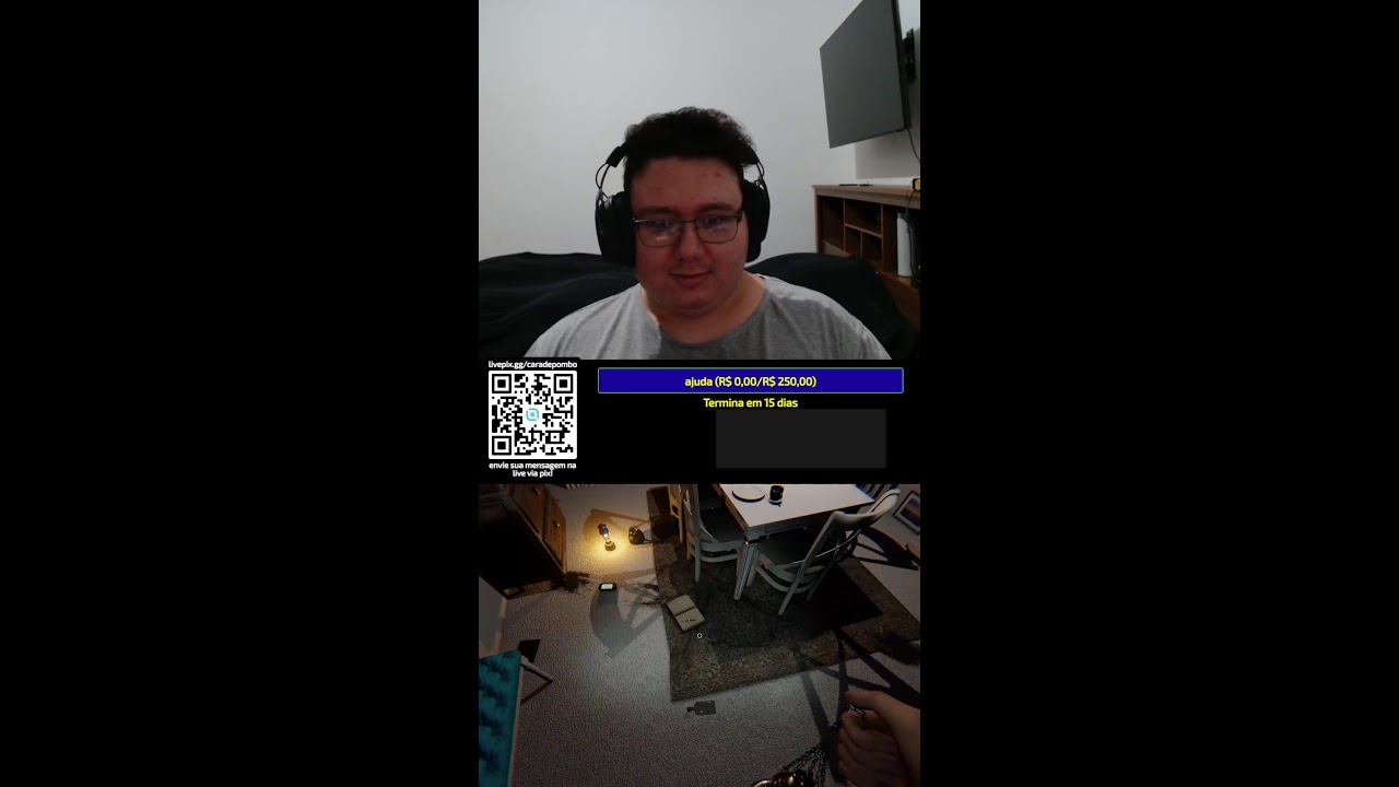 O FANTASMA NÃO ME DEIXA SAIR! 👻 | Phasmophobia Live (Portrait)