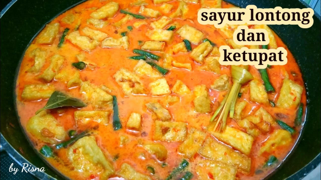 Resep Sayur Lontong Lodeh Tahu Kacang Panjang  || Menu Lebaran Hari Raya