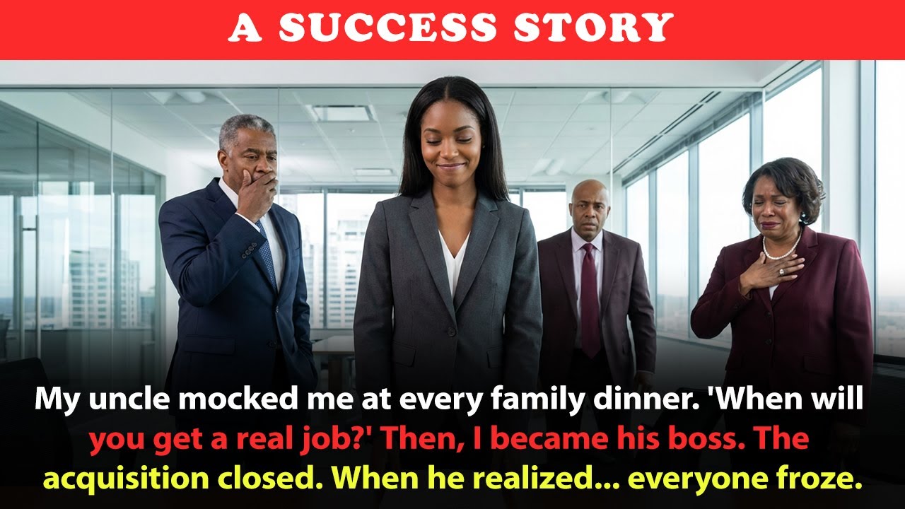 My family laughed at my startup idea — five years later, I walked into their boardroom as the new..