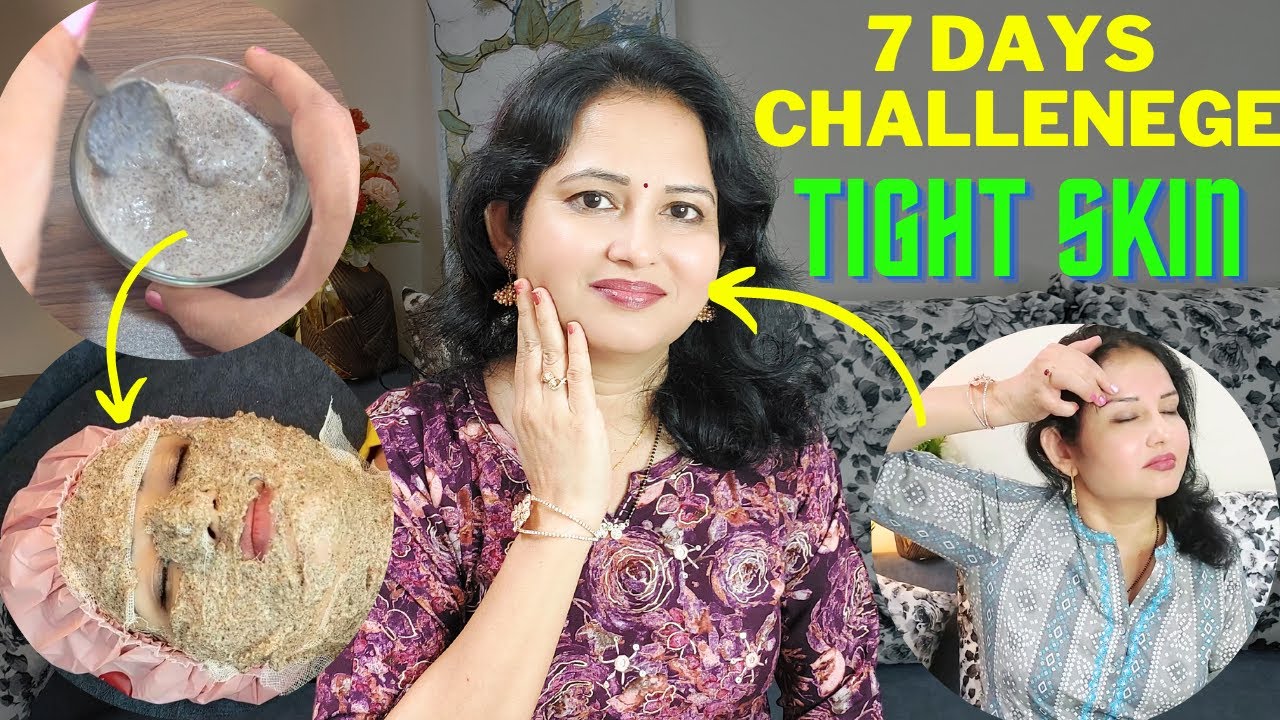 Skin Tightening Mask & Massage Technique | Skin Tightening in 7 Days Challenge