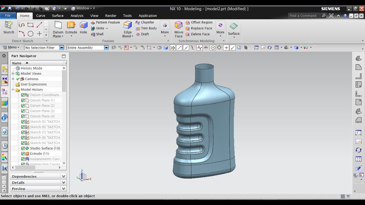 Nx 10 Bottle with Surfaces