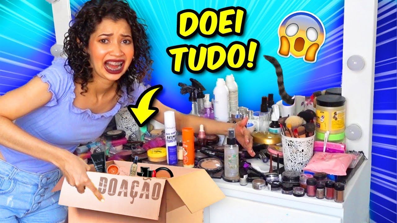 FIZ A LIMPA NA MINHA PENTEADEIRA PRA TE DESAFIAR!
