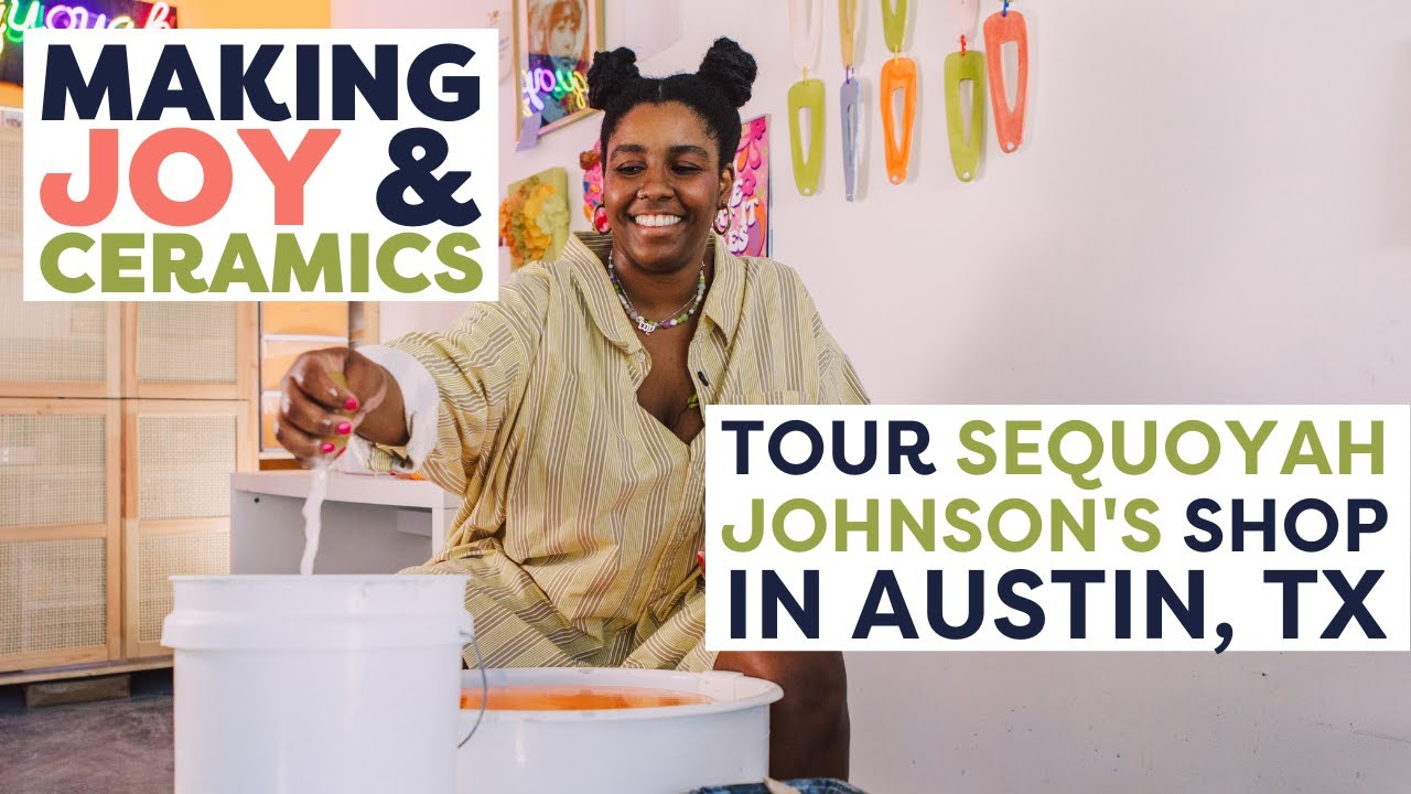 Tour Sequoyah Johnson&rsquo;s Ceramics Shop With Us in Austin, Texas | Creative Genius