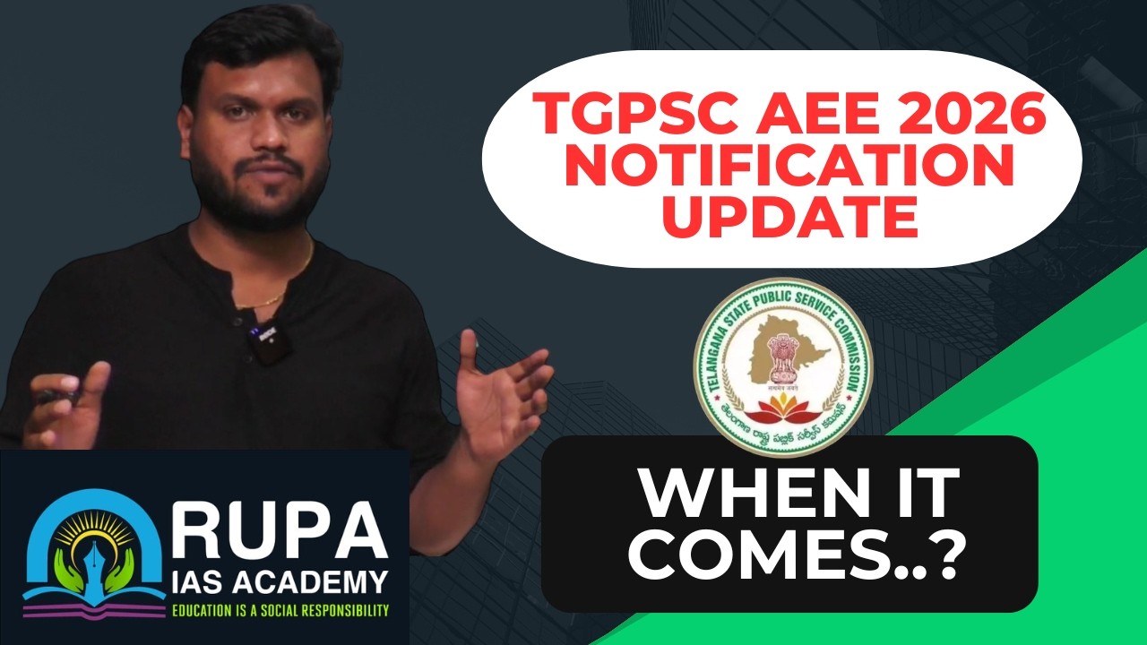 TGPSC AEE NOTIFICATION UPDATE| TSPSC | APPSC | SSC JE | AEE| AE | GROUPS | SI CONTABLE