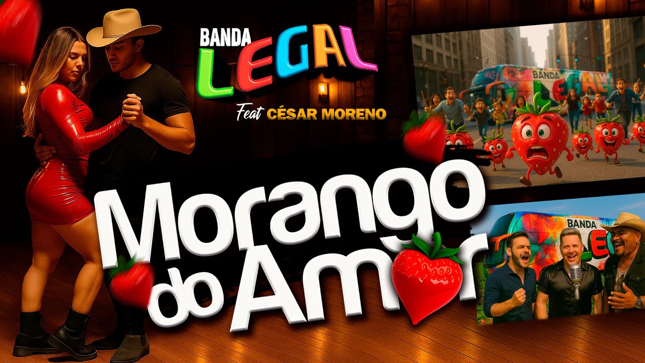 Morango do Amor - Banda Legal feat César Moreno | Clipe Oficial