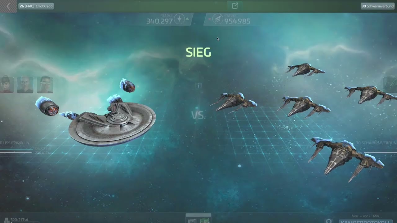 Star Trek Fleet Command - 443 Mal wieder Kampfprotokolle vergleichen