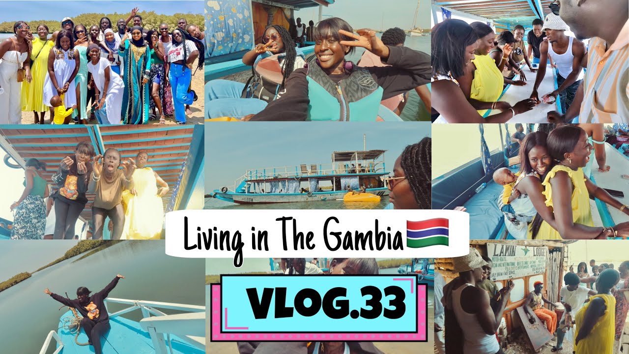 Living in The Gambia Vlog.33 | Boat Trip | Things to do | Places to go in The Gambia Vlog