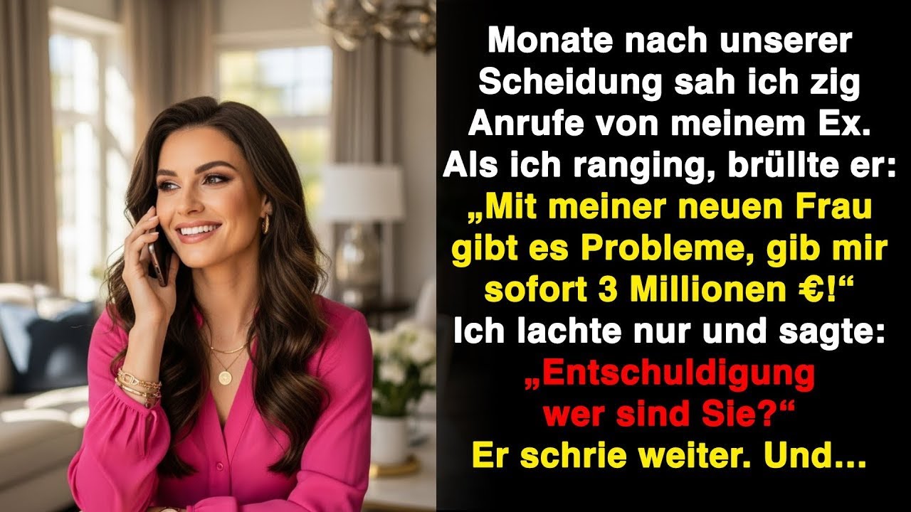 Monate später rief mich mein Ex an und schrie wegen seiner neuen Frau. Doch dann …