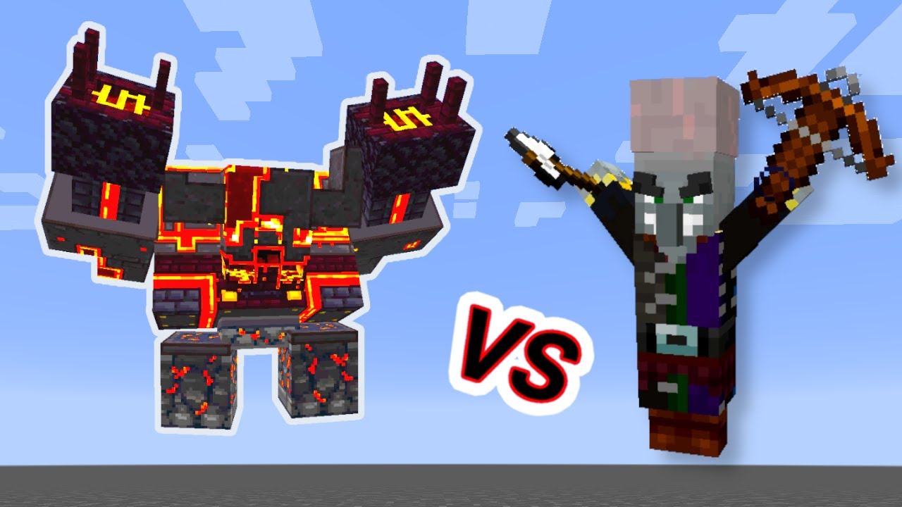 Magispeller Vs. Netherite Monstrosity in Minecraft Showcase