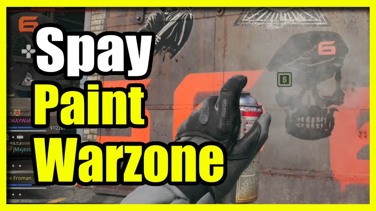 How to use Spray Paint in COD Warzone (Black Ops 6)