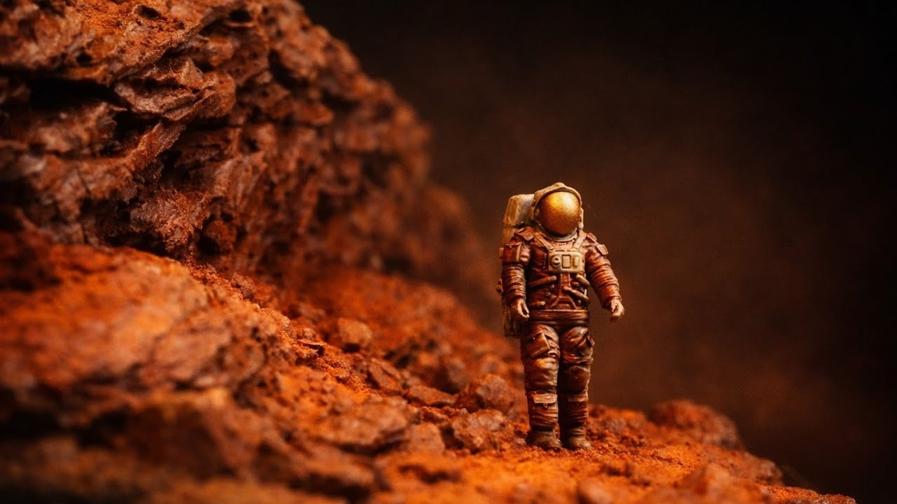 I Built a Lonely Astronaut on Mars | Miniature Diorama