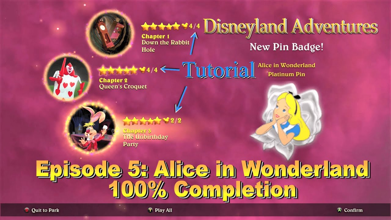 ALICE IN WONDERLAND (ATTRACTION)- Ep 5: Disneyland Adventures 100% COMPLETION |Flyinnn Hawaiiannn