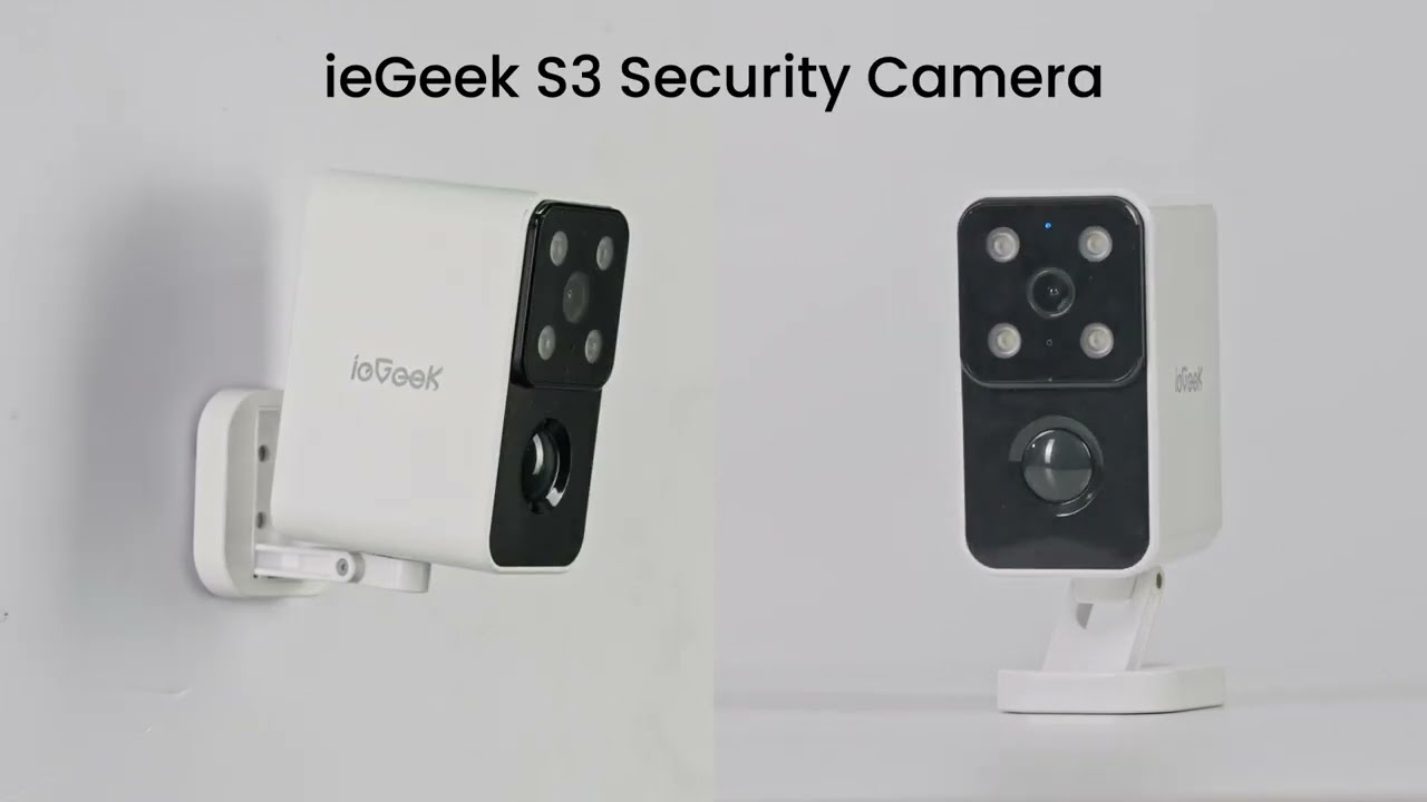 ieGeek S3 Wireless PTZ Outdoor Battery Camera: Installation & Connection Guide