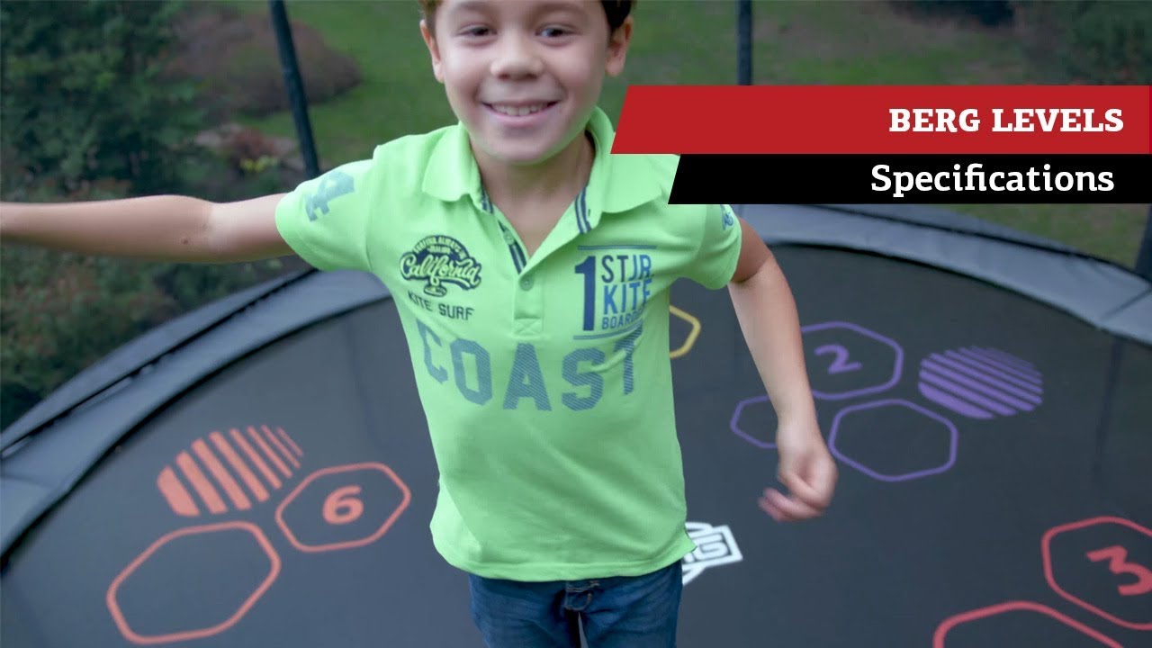 BERG Levels game trampoline | specifications