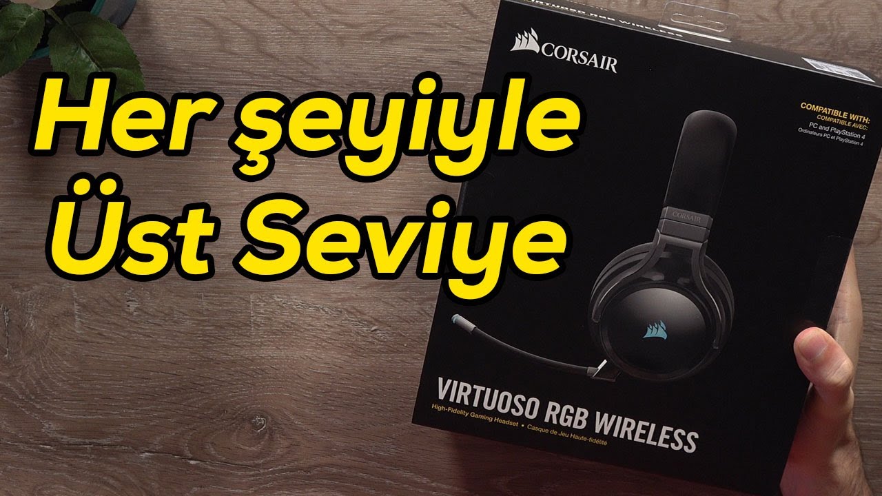 Corsair Virtuoso RGB oyuncu kulaklığı inceleme (PC/PS4/XBox One/Switch/Mobil)