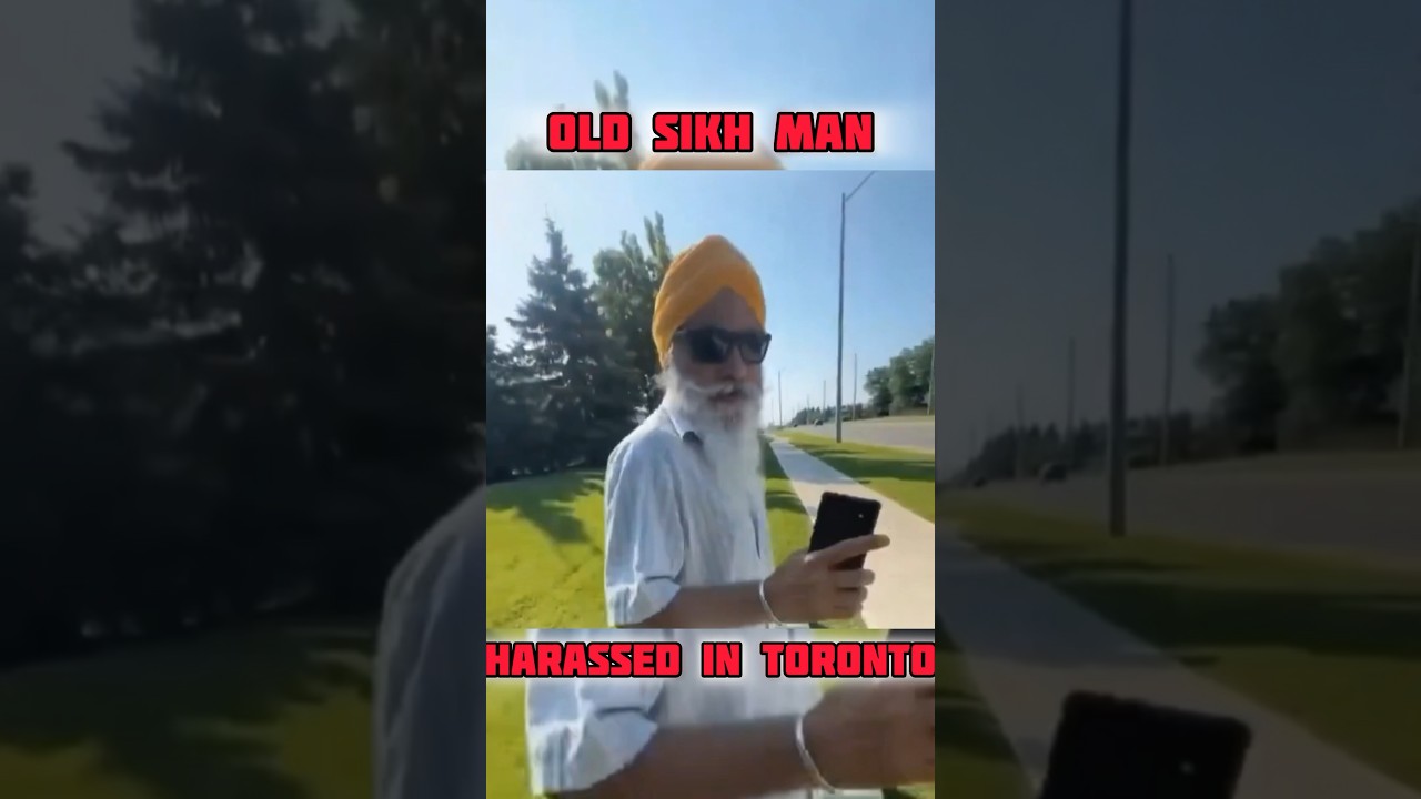 Old Sikh Indian Immigrant harassed in Canada | Brown racism strikes again