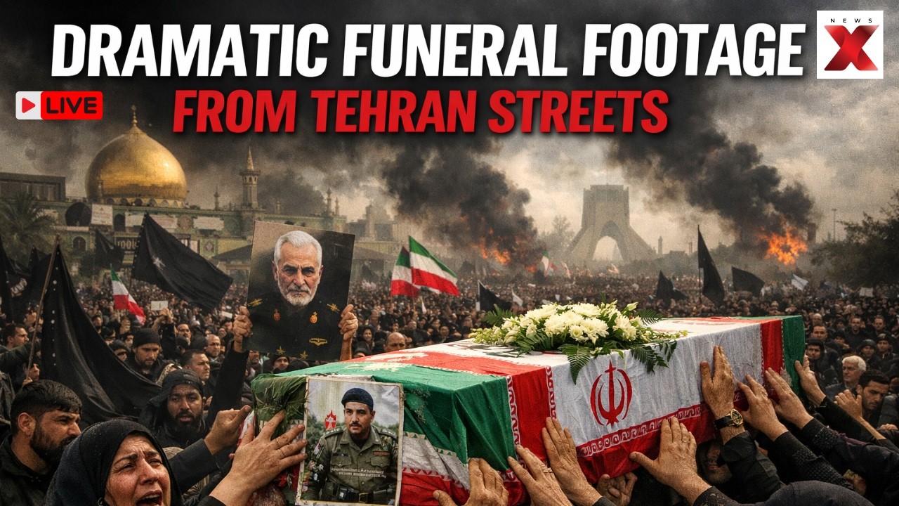 Tehran Funeral LIVE | Funeral Procession in Tehran for Iranian Leaders Killed in Israeli Strikes