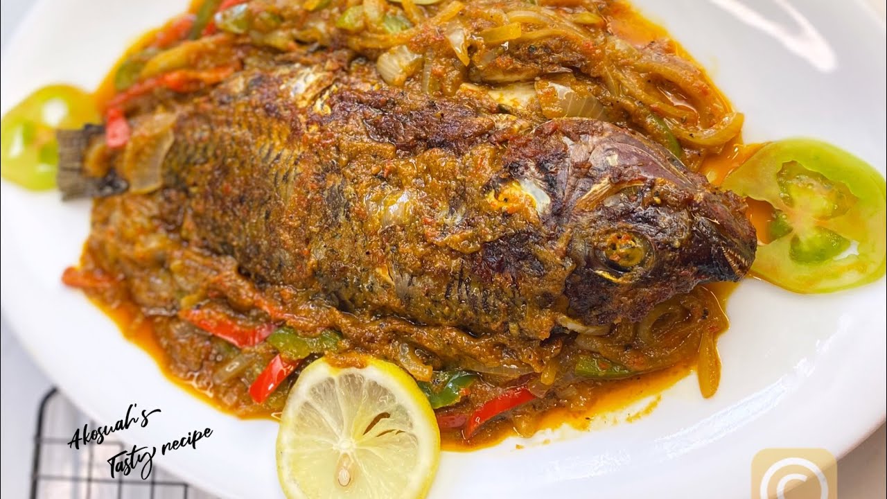 Delicious oven grilled tilapia |grilled tilapia|sauce