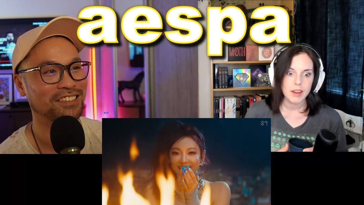 Reaction to aespa MV [Supernova, Long Chat, Licorice & Live My Life]