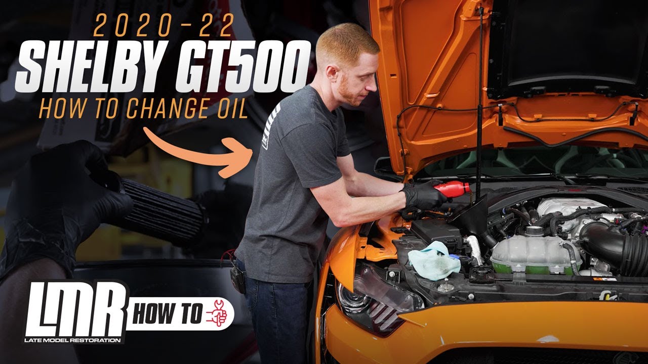 Замена масла и сброс срока службы масла в Shelby GT500 Mustang 2020–2022 гг. — полный процесс (Pr...