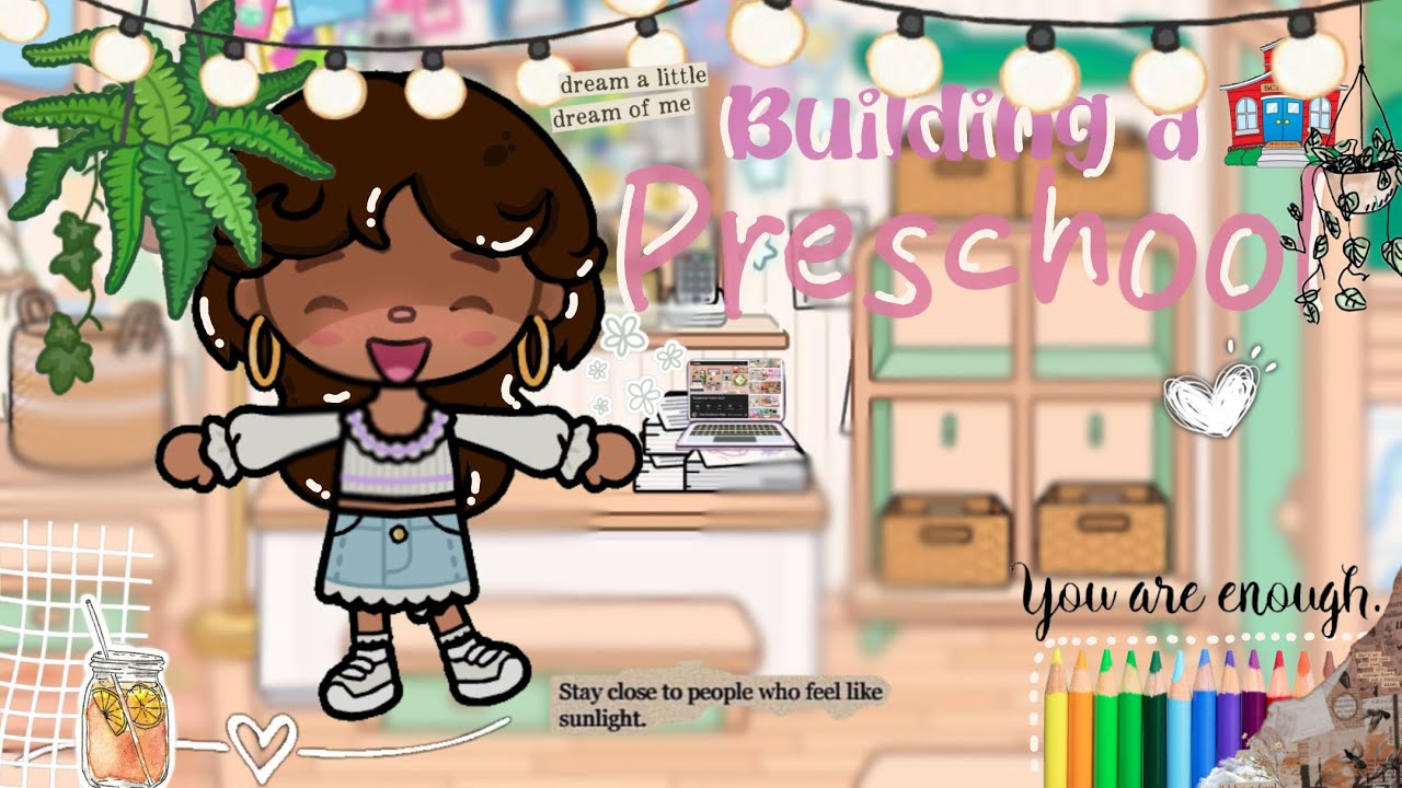 Come with me to relax and build this preschool || enjoy ☺️😳
