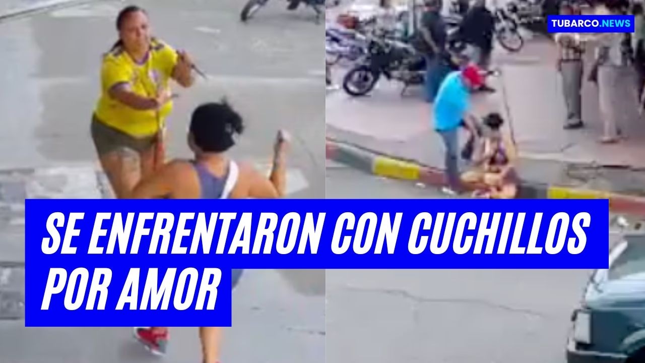 Por celos de un hombre: la apu&ntilde;al&oacute;&hellip; pero sigui&oacute; peleando hasta desplomarse en plena calle