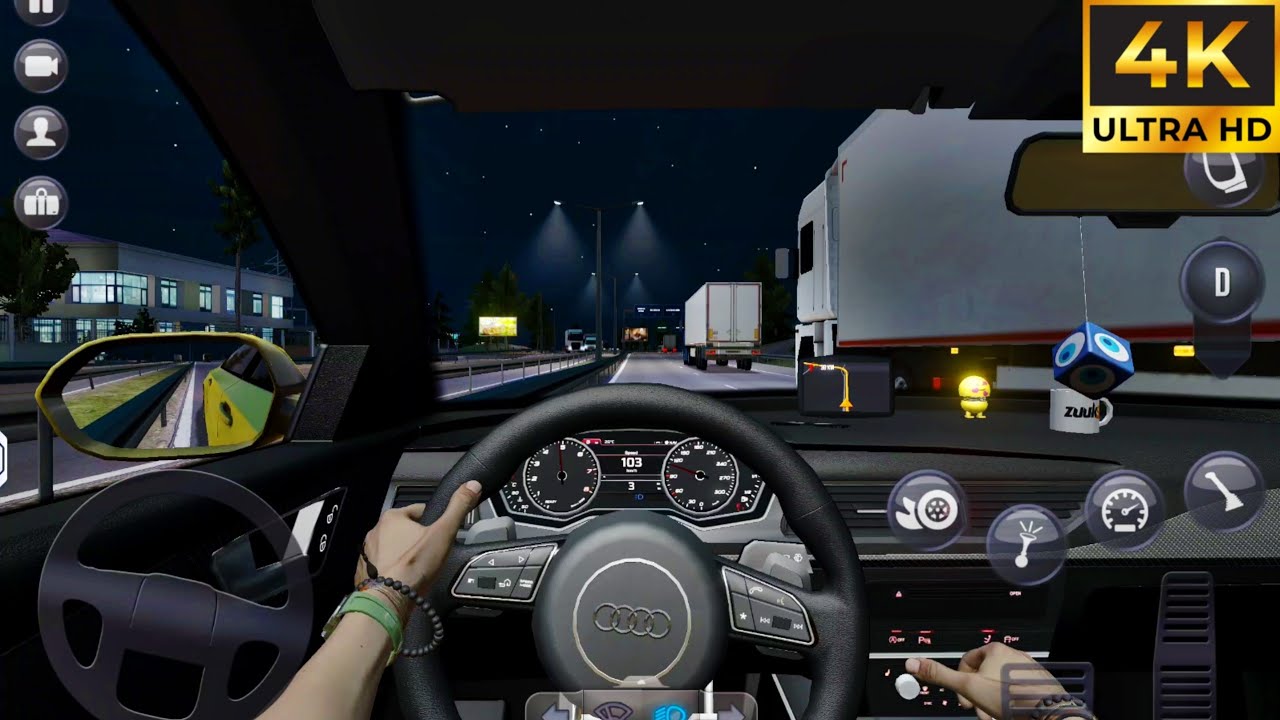 Truck Simulator Ultimate: | Audi A5 Night Drive | 4K ULTRA Realistic interior | Android Gameplay 😱