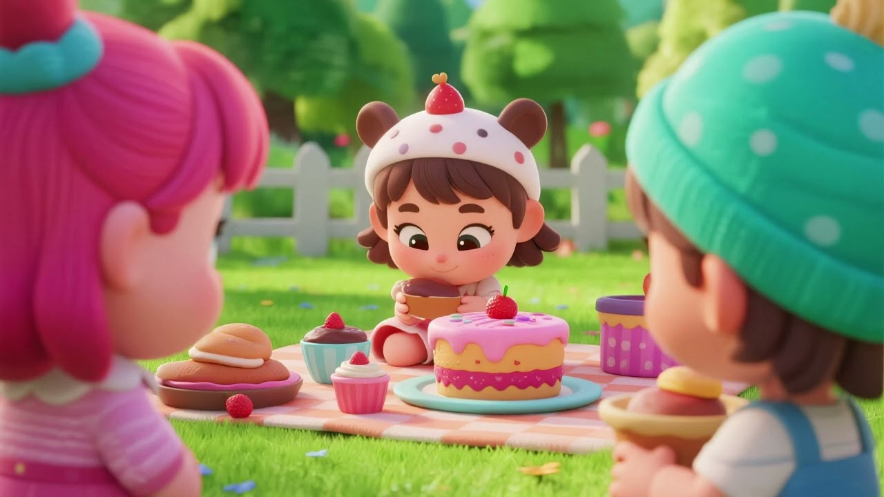 Clap and Bake at the Picnic Party 🎉 | Pat-a-Cake Song