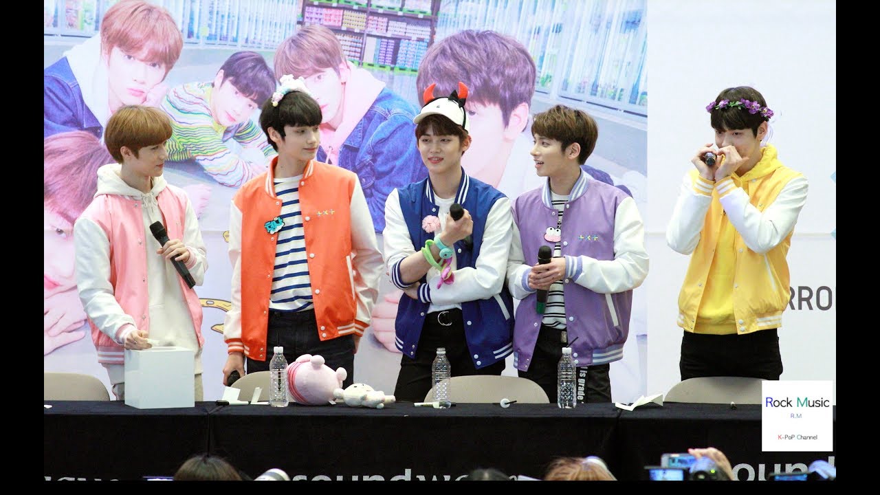 TXT (투바투) 분당 팬싸인회 엔딩, 이벤트 개인기, Ending Greeting, EVENT 4K 직캠 190317