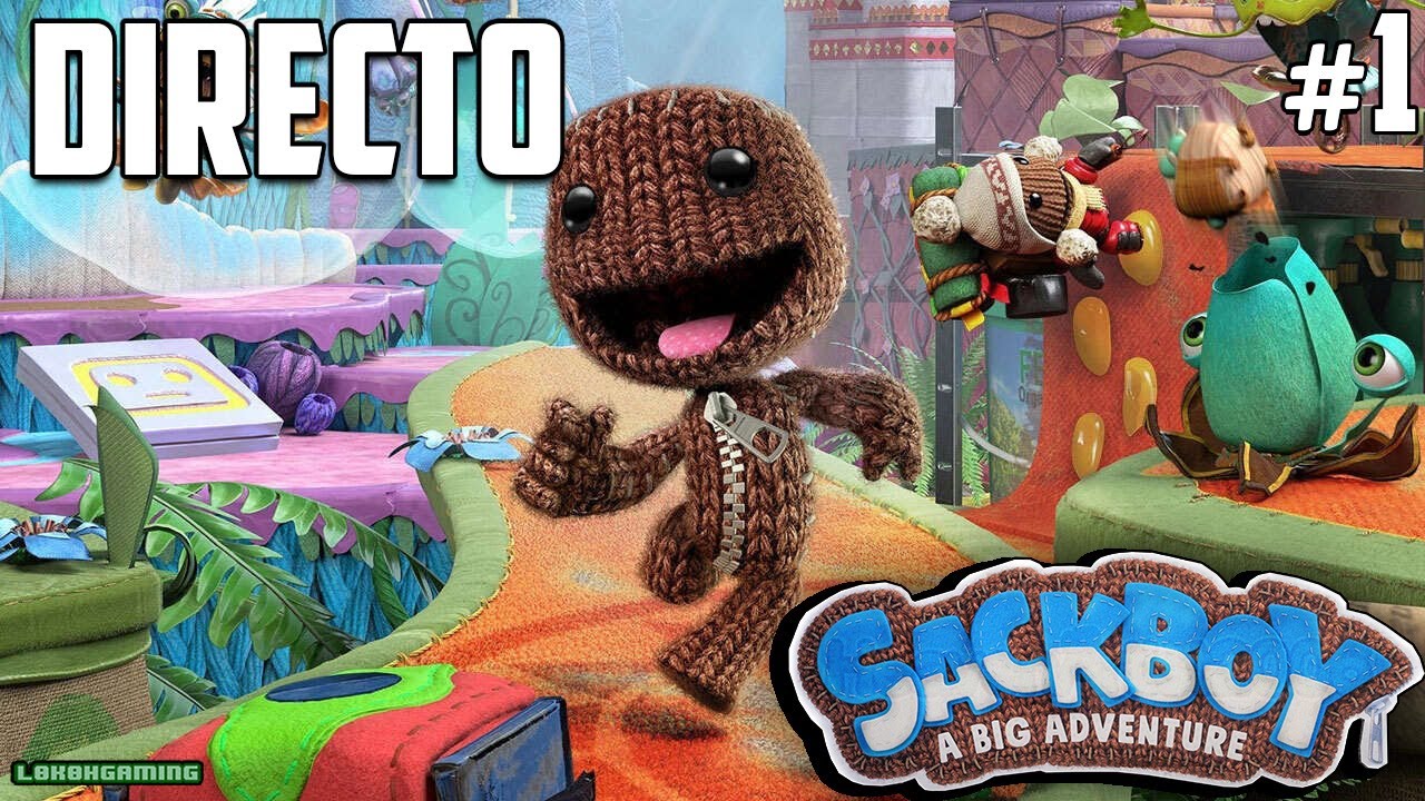 Sackboy A Big Adventure - Directo #1 Español - Impresiones - Primeros Pasos - Ps5 - 4K