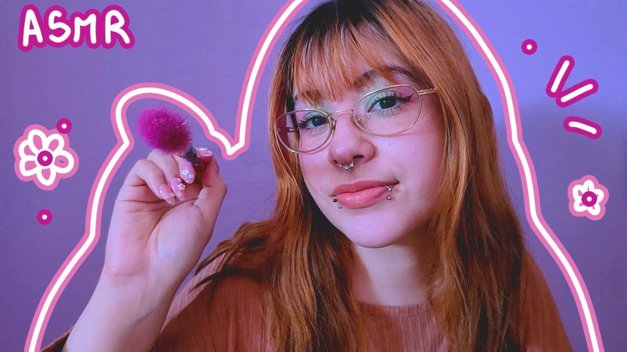 ASMR Giving you a spring/summer makeover! (Doing your makeup, hair and nails) ♡