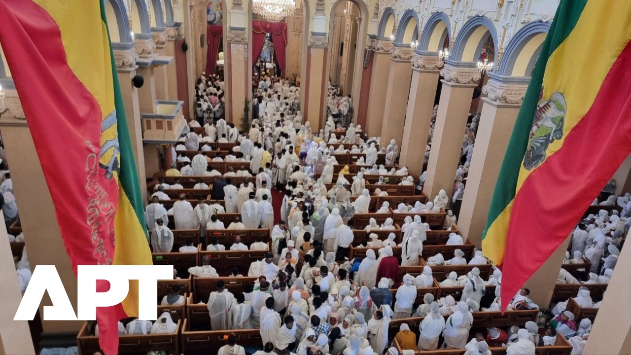 Colourful Palm Sunday Celebrations Fill Streets of Addis Ababa | APT