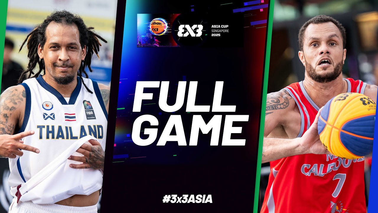 Thailand 🇹🇭 vs New Caledonia 🇳🇨 | Men Full Game | FIBA 3x3 Asia Cup 2025 | #3x3Basketball