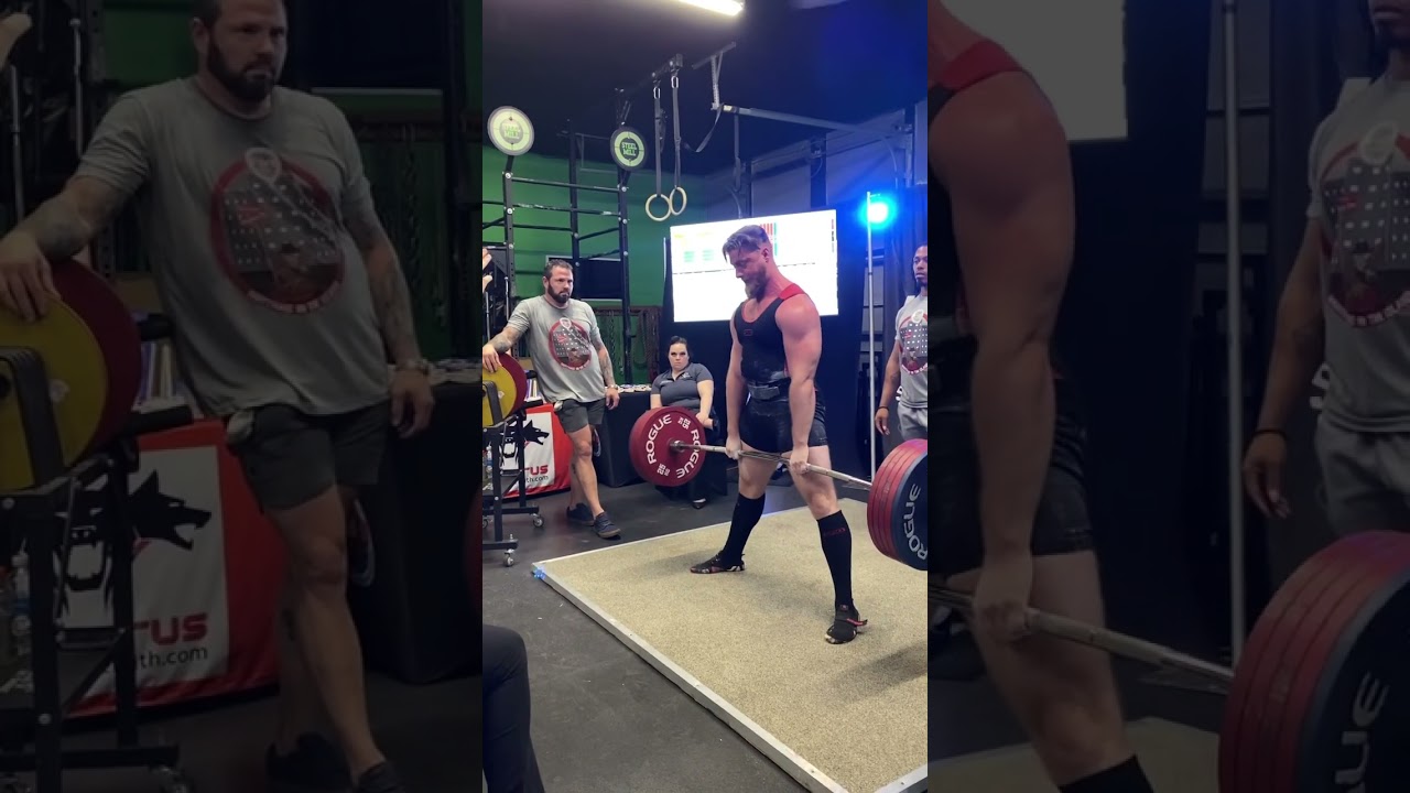 NOVICE POWERLIFTER ALMOST PASSES OUT DURING 584LB DEADLIFT