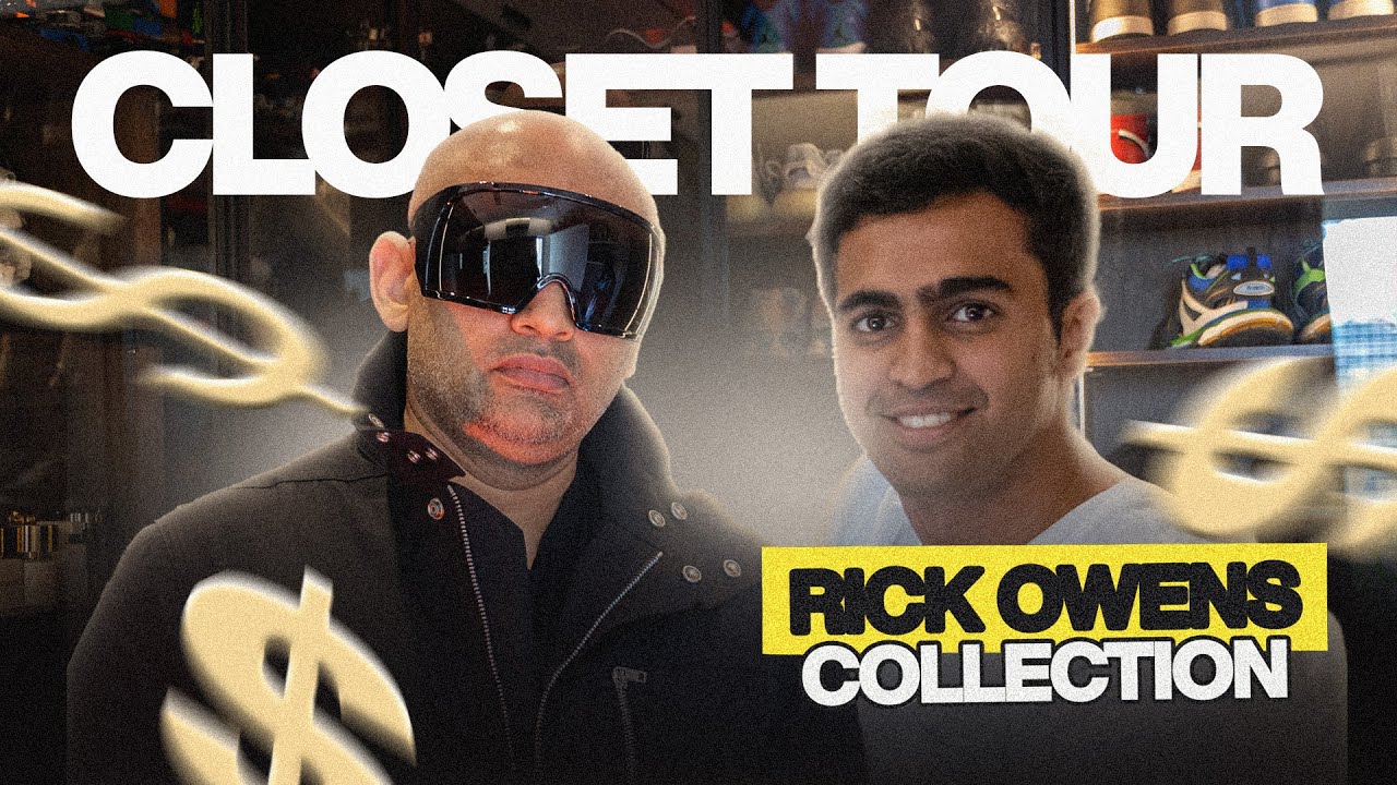 INSANE Designer Closet Tour | ft. RICK OWENS ++ ₹₹₹