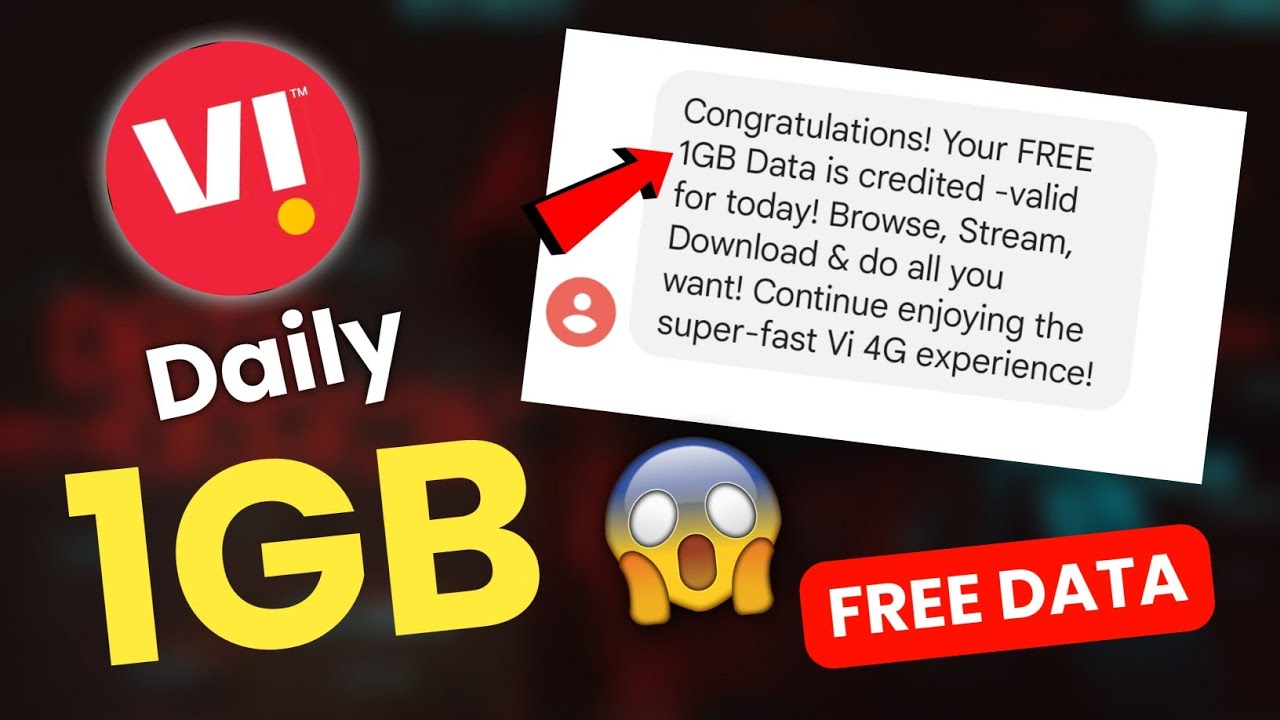 vi free data 2022 | vi free data kaise le  || Vodafon free data || vi free data 1gb || vi data trick